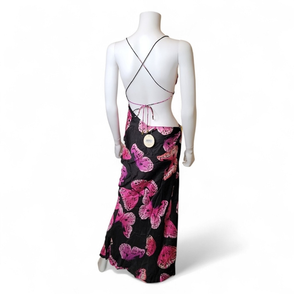 $330 CIN CIN Villa Butterfly Maxi Dress - Monarch XS - Picture 7 of 7